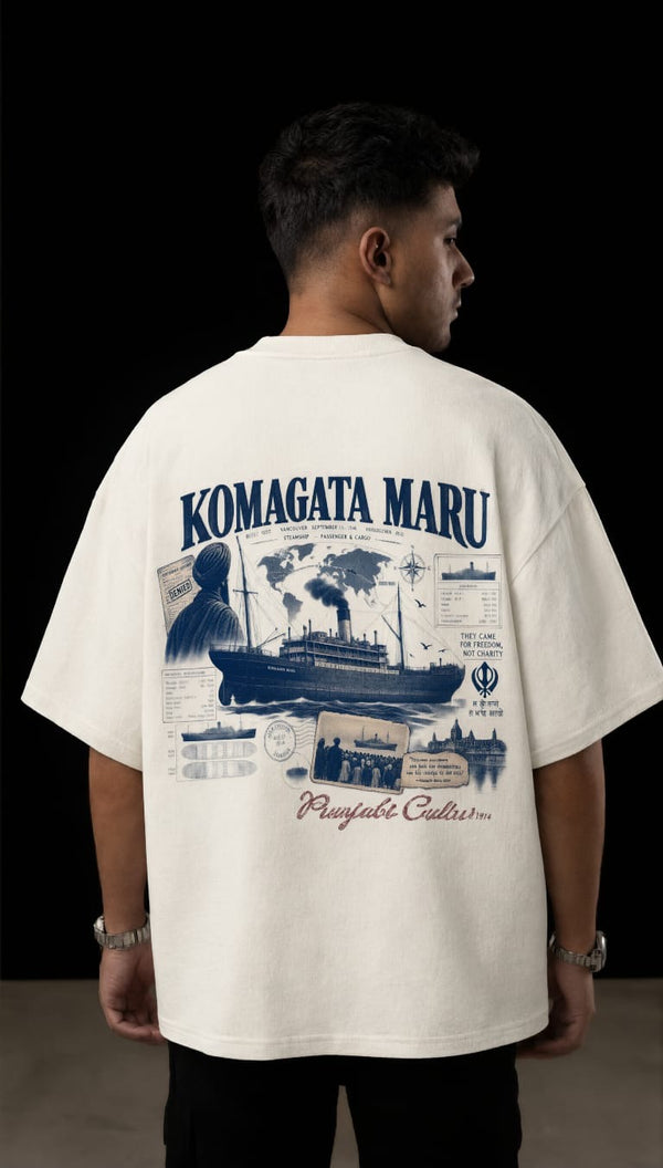 Komagata Maru™ Heritage T-Shirt — Vintage Cream