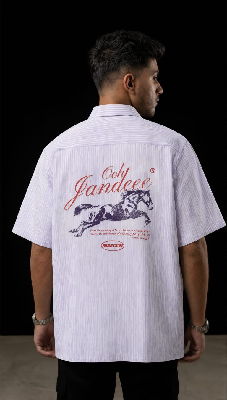 Majhail™ — Punjabi attitude boxy-fit short-sleeve shirt