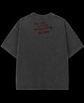 Vintage Fade Wash Oversized T-shirt Back Design