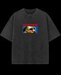 Vintage Fade Wash Oversized T-shirt Front Design