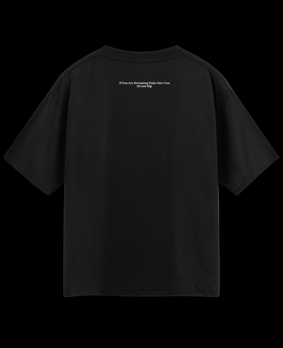 Black Oversized T-shirt Back Design