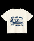 Off White Boxy Fit T-shirt Back Design