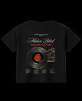 Black Boxy Fit T-shirt Back Design