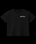 Black Boxy Fit T-shirt Front Design
