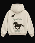 Cream Boxy Hoodie Back Design