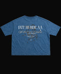 Denim Wash Boxy Fit T-shirt Back Design
