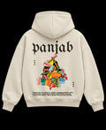 Cream Boxy Hoodie Back Design