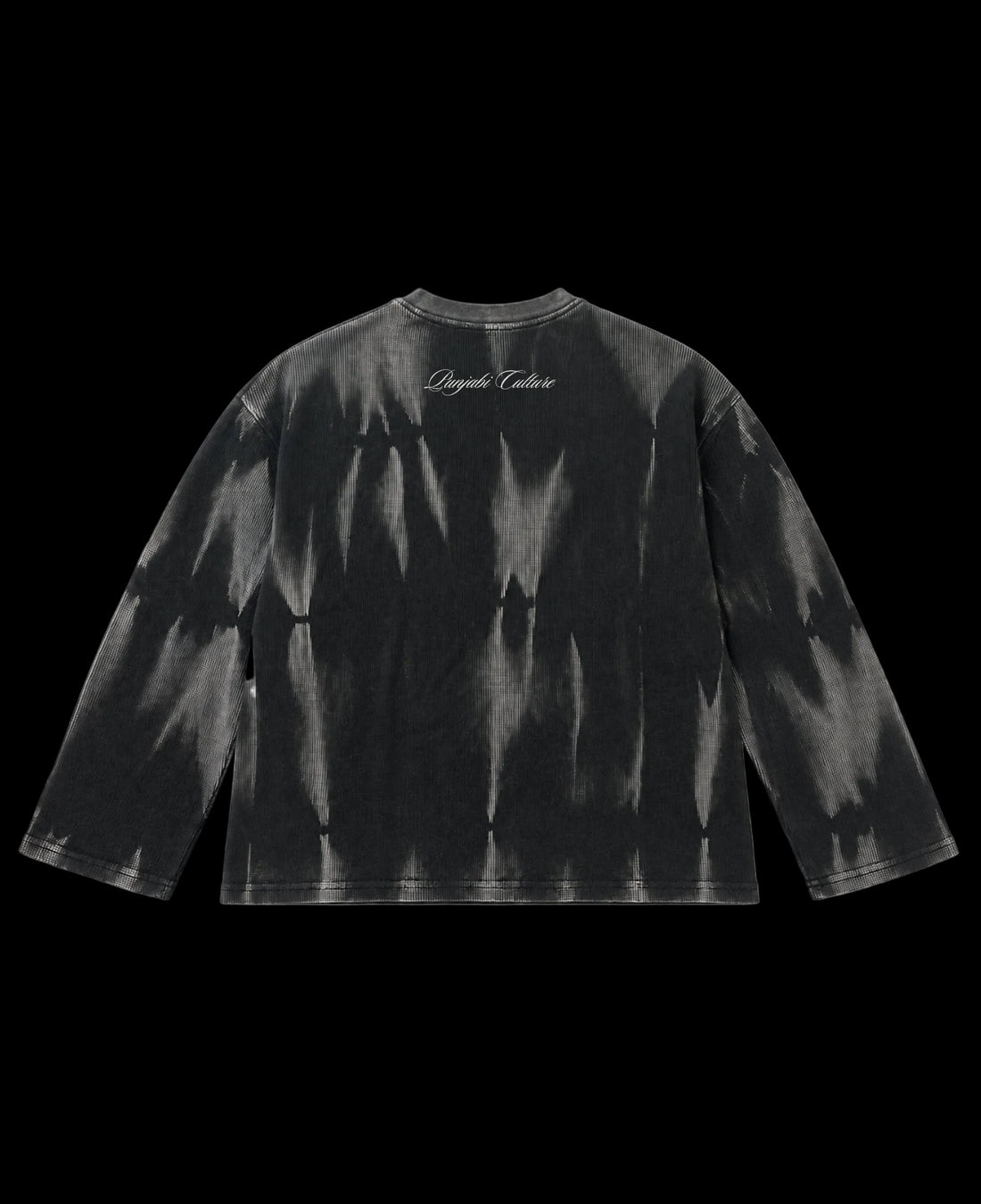 Hammer Wash Waffle Oversized Full-Sleeve Front Design