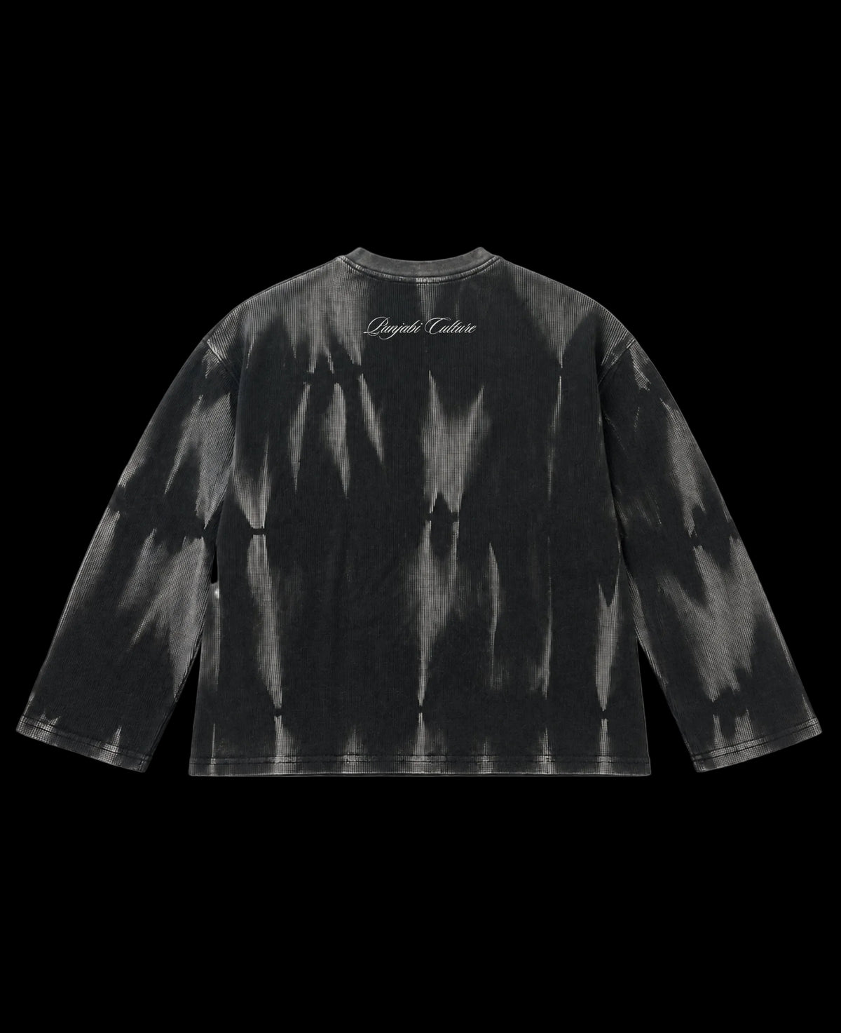 Hammer Wash Waffle Oversized Full-Sleeve Back Design