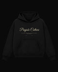 Black Boxy Hoodie Front Design