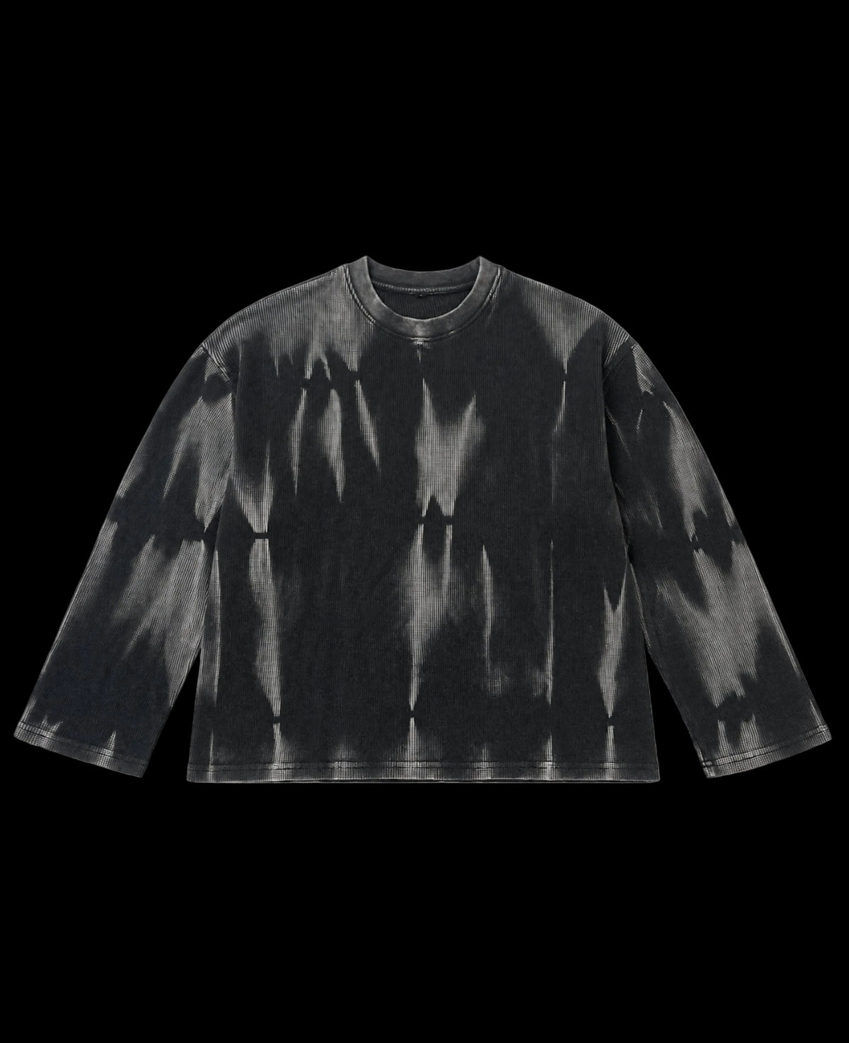 Hammer Wash Waffle Oversized Full-Sleeve Front Design