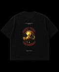 Black waffle boxy fit Back Design