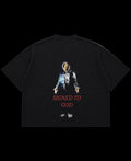 Graphite Boxy Slub tee Back Design